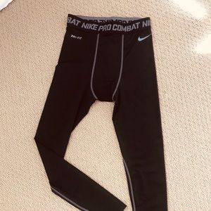 Nike pro combat compression tights